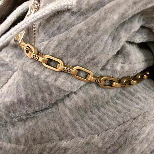 Dior飾品 迪奧經典熱銷款項鏈耳環套裝 中古風系列  zgd1087